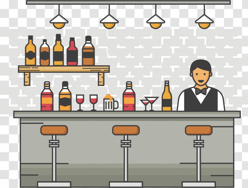 Beer Vector Graphics Wine Alcoholic Beverages Bartender - Furniture - Alam Infographic Transparent PNG
