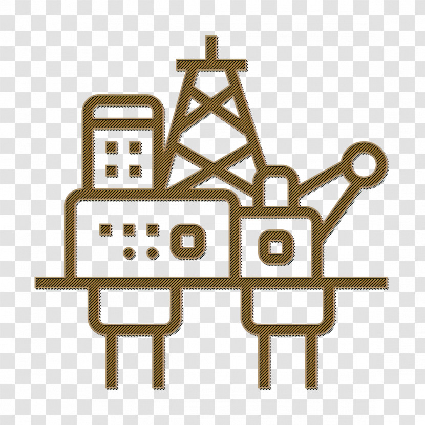 Global Warming Icon Oil Icon Oil Rig Icon Transparent PNG