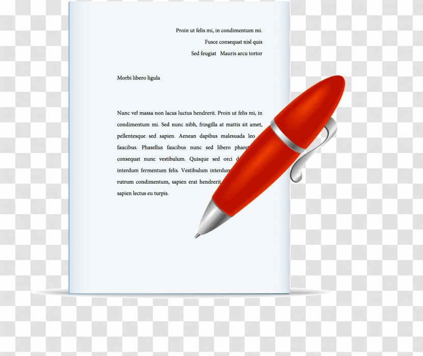 Brand Font - Text - Red Pen Transparent PNG