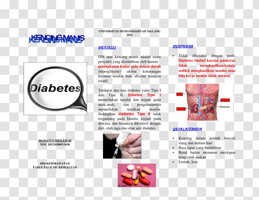 Sugared Three: The Collected Poems Web Page Logo - Diabetes Mellitus - Chart Leaflets Transparent PNG