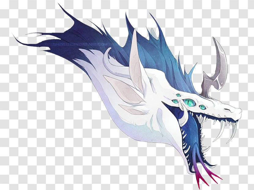 Dragon Legendary Creature Chimera Mythology Wyvern - Heart - Sharp Teeth Transparent PNG
