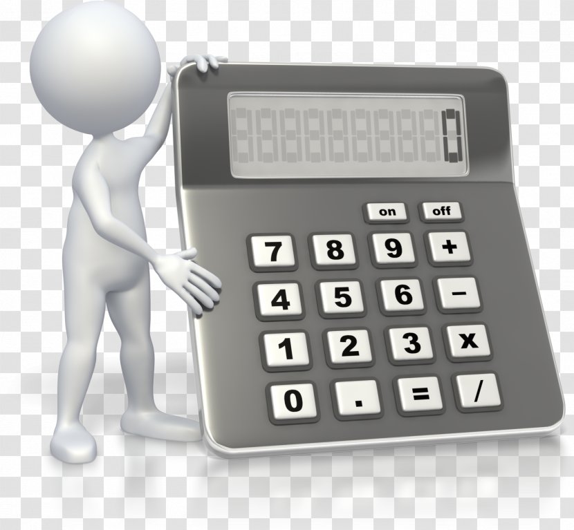 Calculator Office Equipment Technology Numeric Keypad Supplies - Corded Phone Transparent PNG