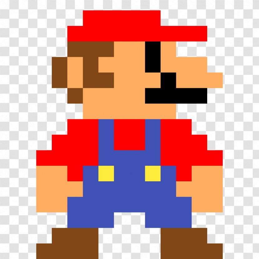Luigi Super Mario Bros. Pixel Art - 8bit Color Transparent PNG