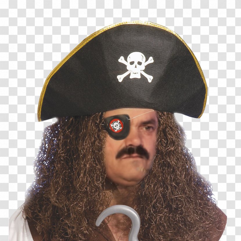 Piracy Disguise Privateer Captain Hook Accessoire - Costume - Risitas Sticker Transparent PNG