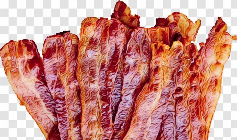 Bacon Clip Art Transparency Image - Saltcured Meat - Food Transparent PNG