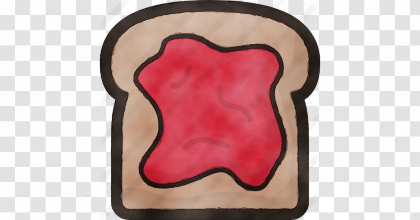 Pink Nose Snack Heart Food - Paint - Baked Goods Finger Transparent PNG