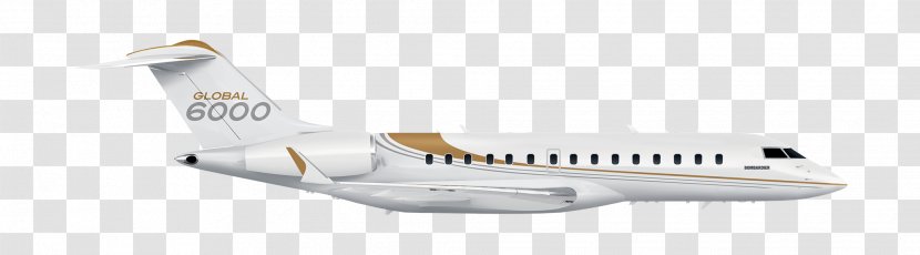 Narrow-body Aircraft Airplane Bombardier Global Express Airbus - Learjet Transparent PNG