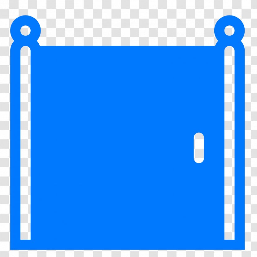 Door - Area - Blue Transparent PNG