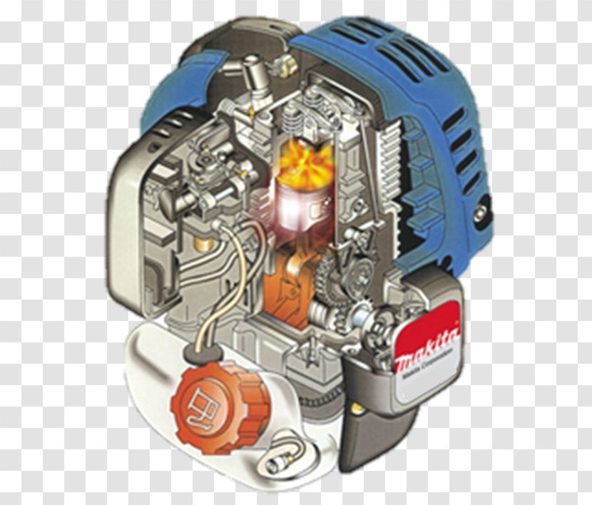 Four-stroke Engine Fuel Makita Two-stroke - Twostroke - Motor Custom Transparent PNG