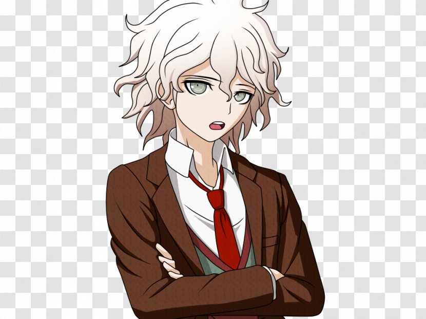 Sprite Danganronpa Brown Hair - Heart - Komaeda Transparent PNG