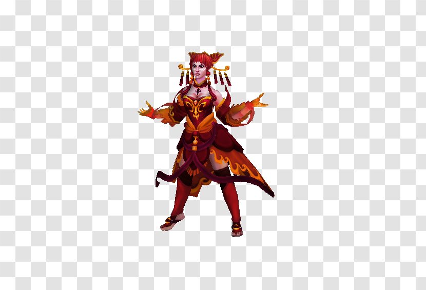 Dota 2 Warcraft III: Reign Of Chaos Defense The Ancients Lina Inverse Mod - Costume Design Transparent PNG
