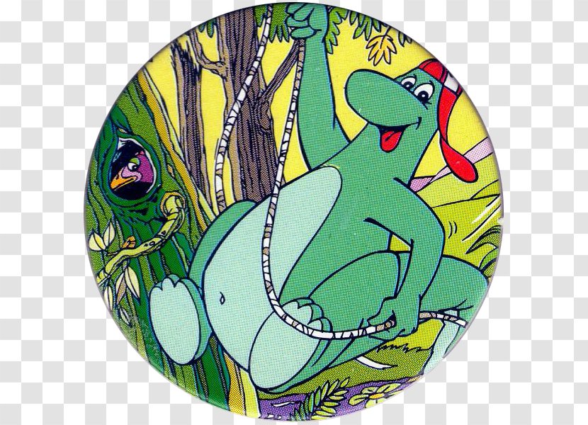 Yazoo Cartoon Amphibian Cat - Fictional Character - Jungle Vines Transparent PNG