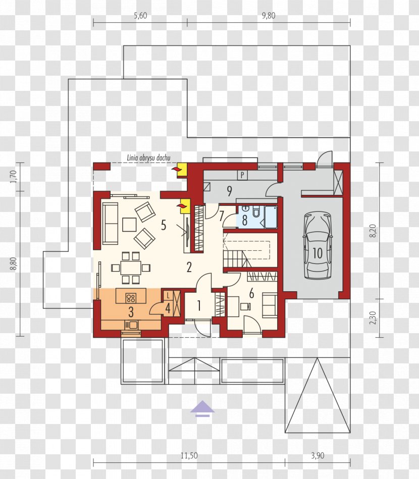 Floor Plan Line - Real Estate - Design Transparent PNG