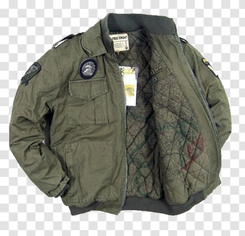 Flight Jacket M-1965 Field Coat 101st Airborne Division - Military Uniform Transparent PNG