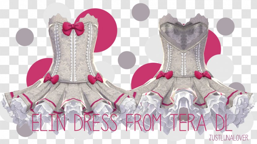 White Dress Of Marilyn Monroe MikuMikuDance Clothing Accessories - Strapless Transparent PNG
