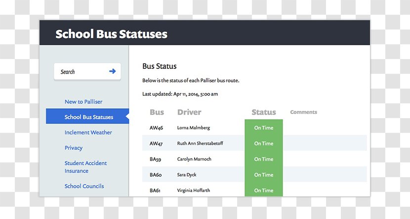 Brand Web Page Line Font - Screenshot - Bus--work Transparent PNG