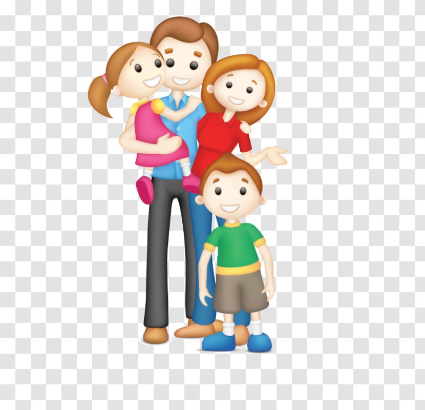 Happy Family Day - Cartoon - Toy Fictional Character Transparent PNG