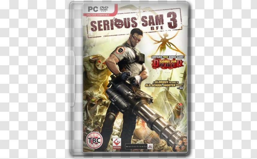 Serious Sam 3: BFE Sam: The First Encounter HD: Second Xbox 360 Transparent PNG