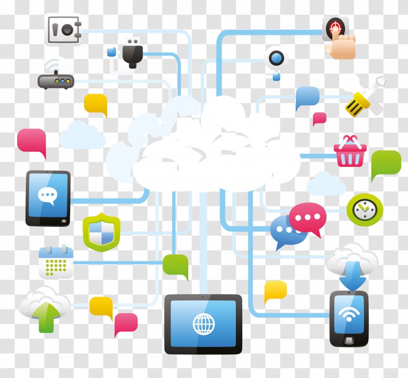 Cloud Computing Service Icon - Communication - Link Transparent PNG