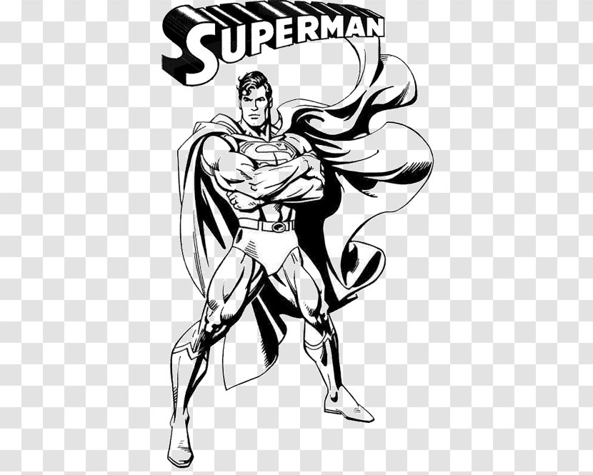 Superman: New Krypton Batman Coloring Book Superman Logo - Arm Transparent PNG