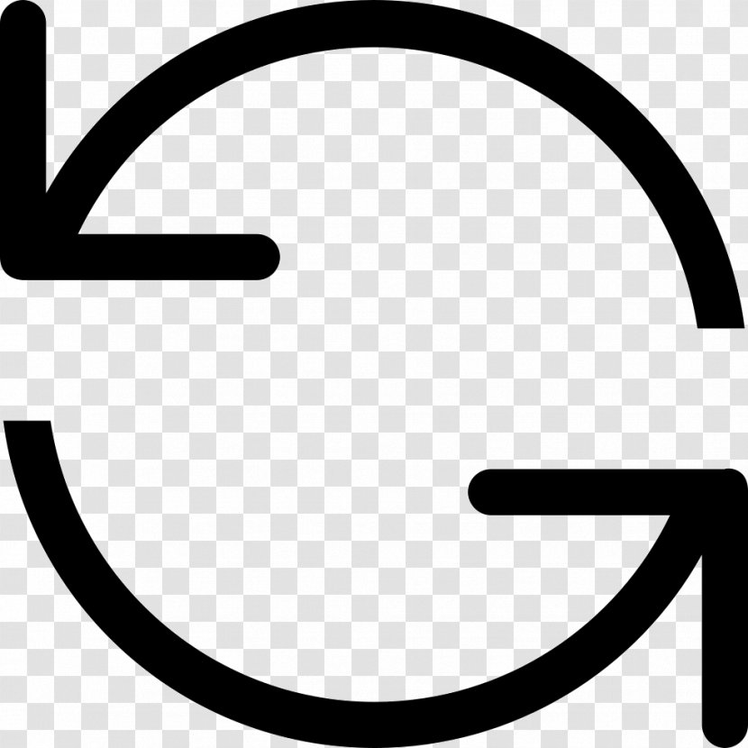 Clockwise Arrow Rotation Symbol - Rim Transparent PNG