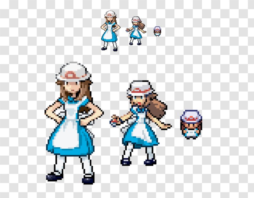 Pokémon FireRed And LeafGreen Red Blue HeartGold SoulSilver Pikachu Misty - Sprite Transparent PNG