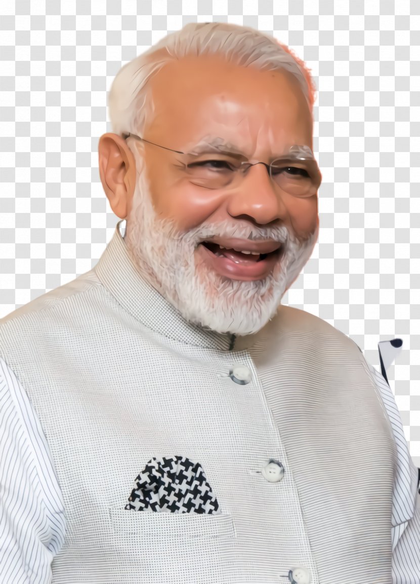 Narendra Modi - Facial Hair - Neck Transparent PNG