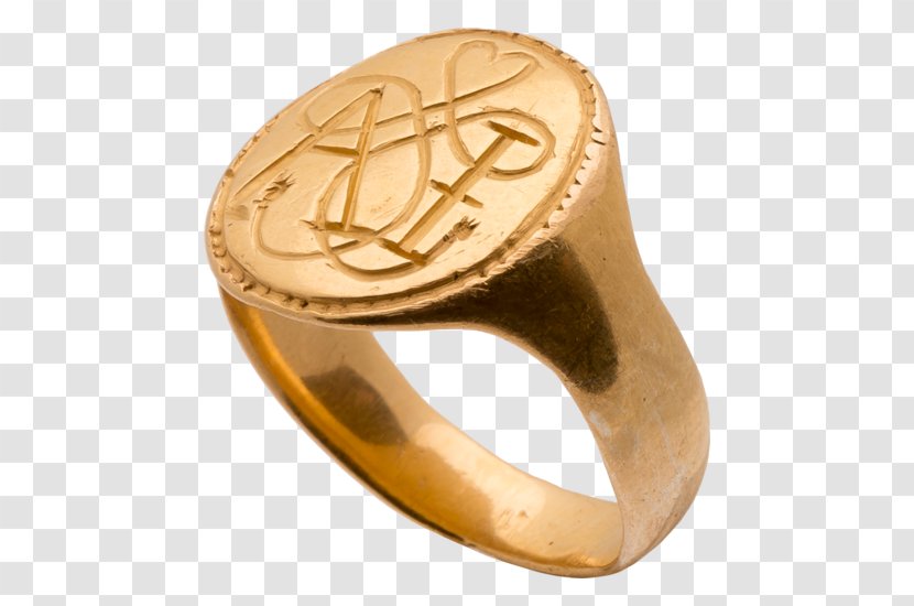 Ring Signet Jewellery Gold True Lover's Knot - Middle Ages Transparent PNG