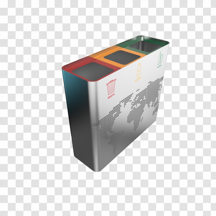 Product Design Rectangle - Carton - Metal Garbage Containers Transparent PNG