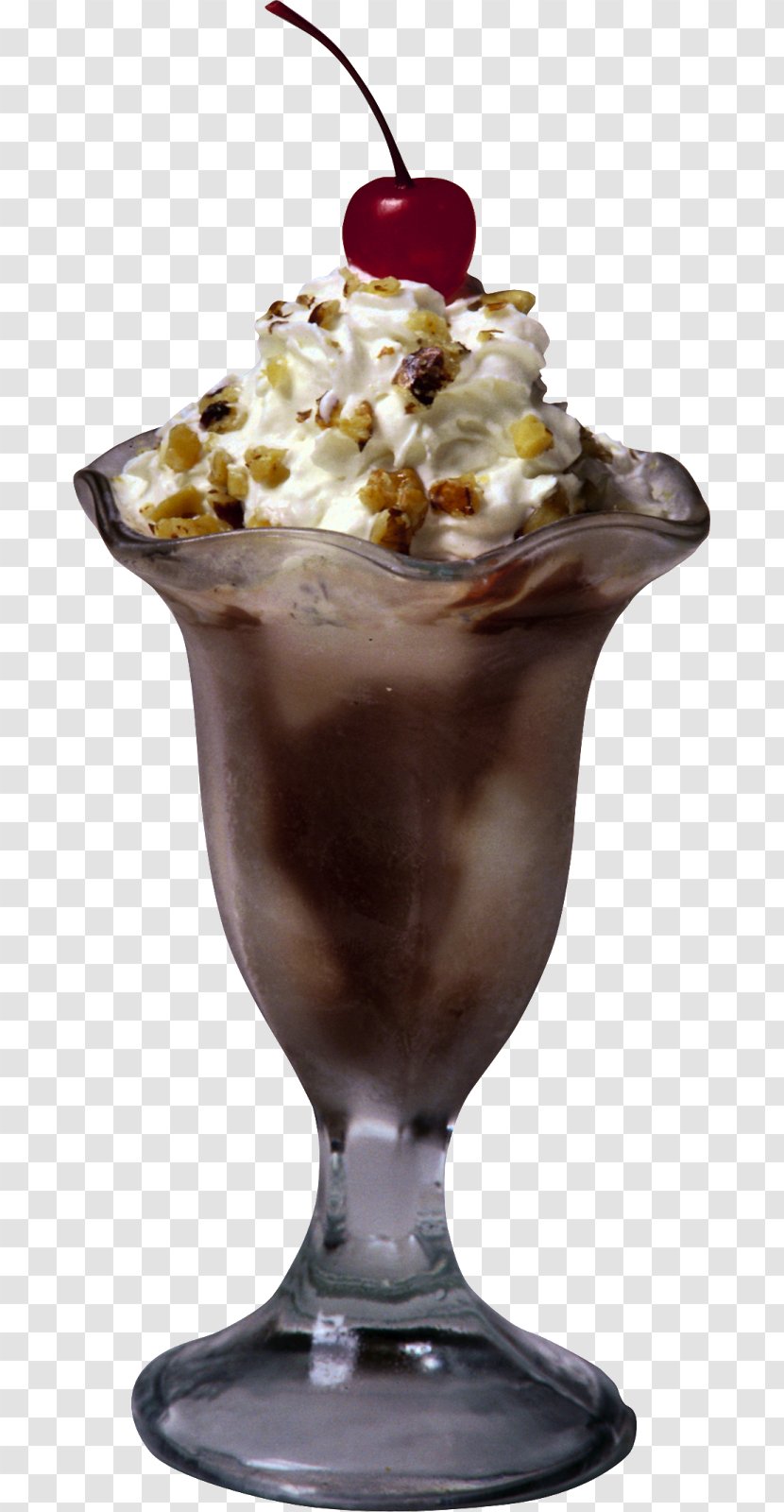 Ice Cream Sundae Dessert Milkshake - Whipped Transparent PNG