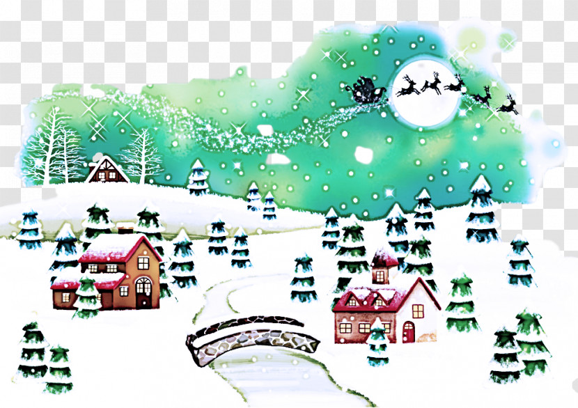 Snow Winter Christmas Eve Transparent PNG