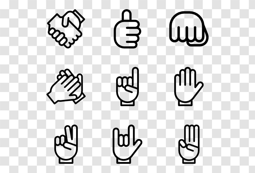 Finger Thumb Signal Clip Art - Hands Gesture Transparent PNG