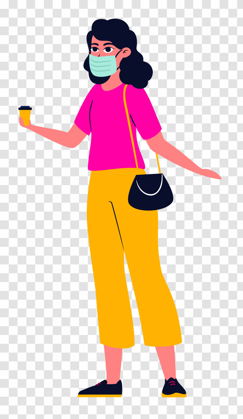 Girl With Mask Girl Mask Transparent PNG