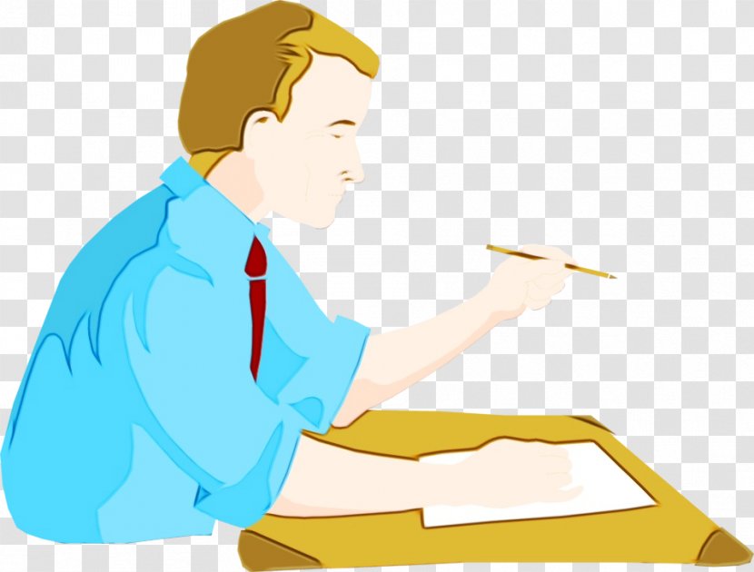 Clip Art Sitting Learning - Paint Transparent PNG