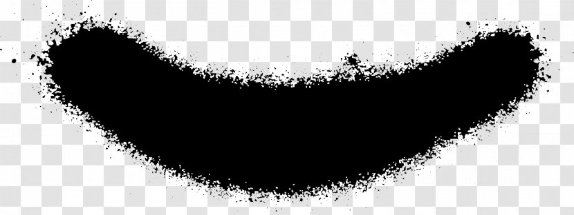 Black And White Monochrome Photography Eyebrow - Line Art - Spray Paint Transparent PNG