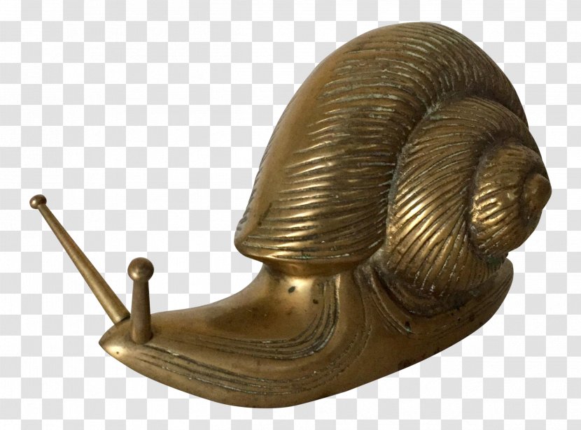 Brass Snail Bronze - Snails And Slugs Transparent PNG