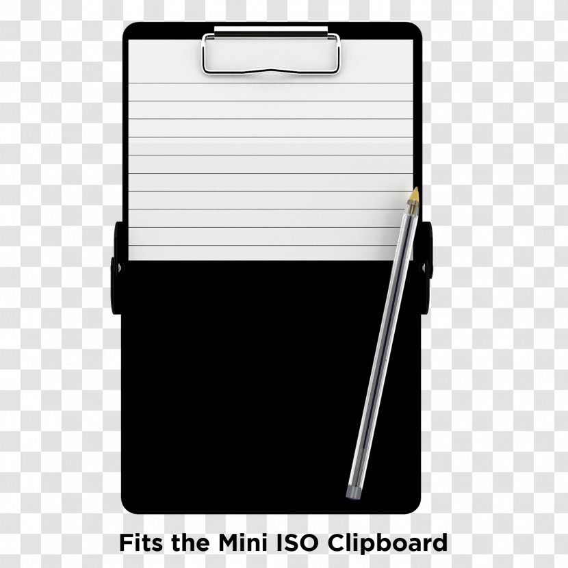 Product Design Line Angle - Black M - Clipboard With Storage Transparent PNG