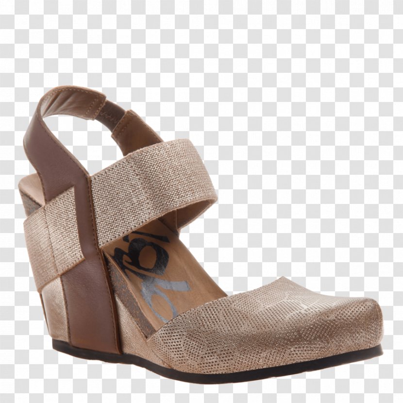 Wedge Sandal High-heeled Shoe Boot - Brown Transparent PNG
