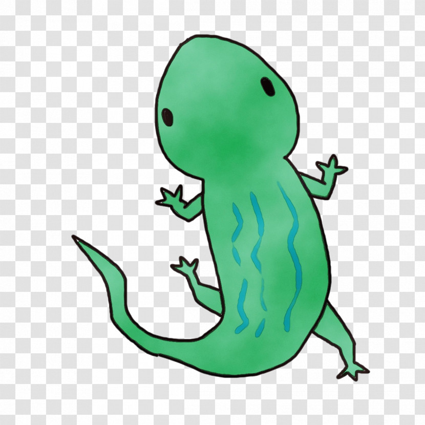 Reptiles Cartoon Green Animal Figurine Biology Transparent PNG