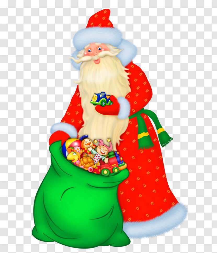 Santa Claus Ded Moroz Snegurochka Christmas Ornament Grandfather Transparent PNG