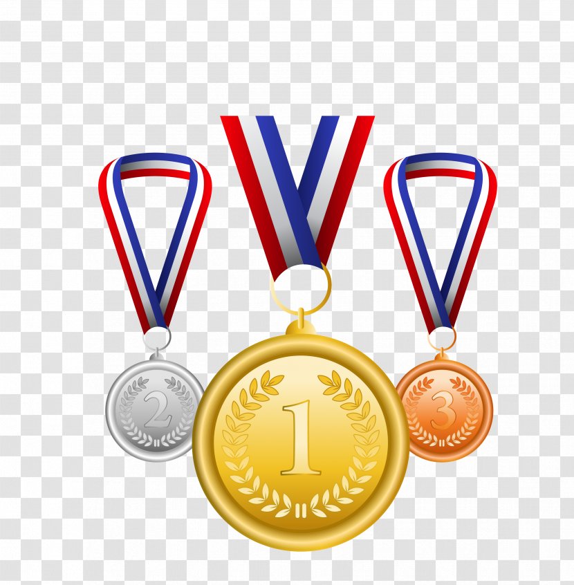 Gold Medal Of Honor - Olympic - Vector Color Wheat Transparent PNG