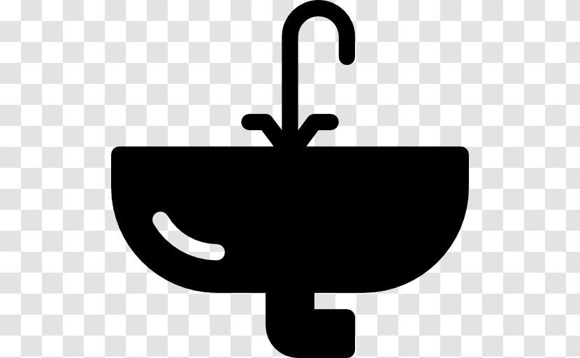 Sink Icon - Symbol - Black And White Transparent PNG