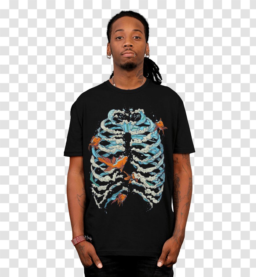 T-shirt Art Bone - T Shirt - Fish Transparent PNG