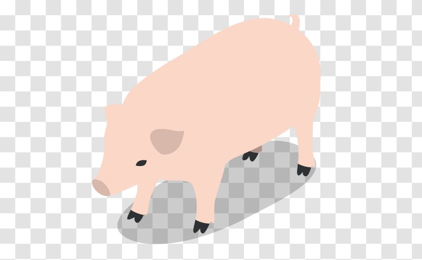 Domestic Pig Clip Art - Livestock Transparent PNG