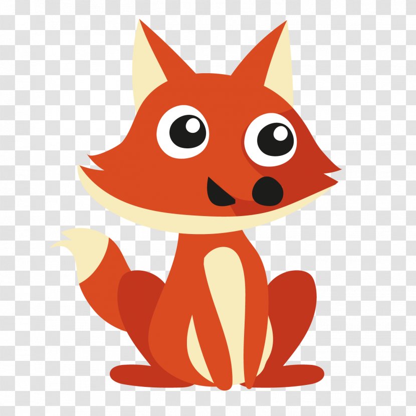 Red Fox Animal Euclidean Vector - Fictional Character Transparent PNG