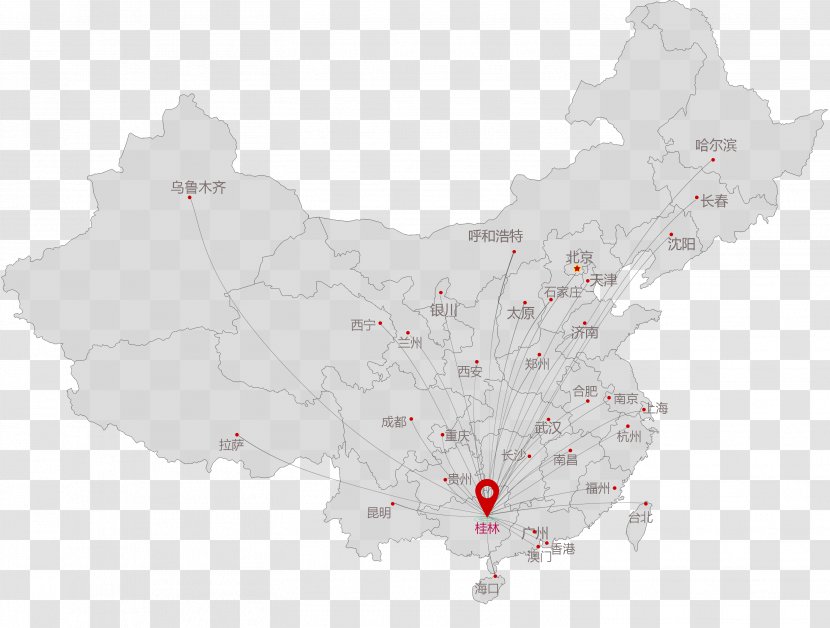 China Map Marketing Product Business - Anticipate Transparent PNG