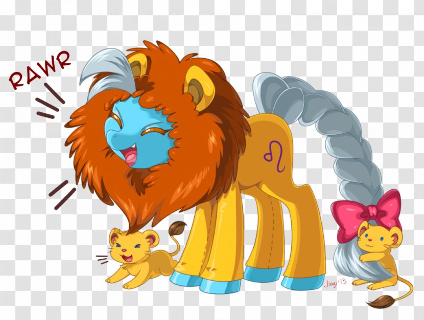 Lion My Little Pony Horse Illustration - Big Cats Transparent PNG