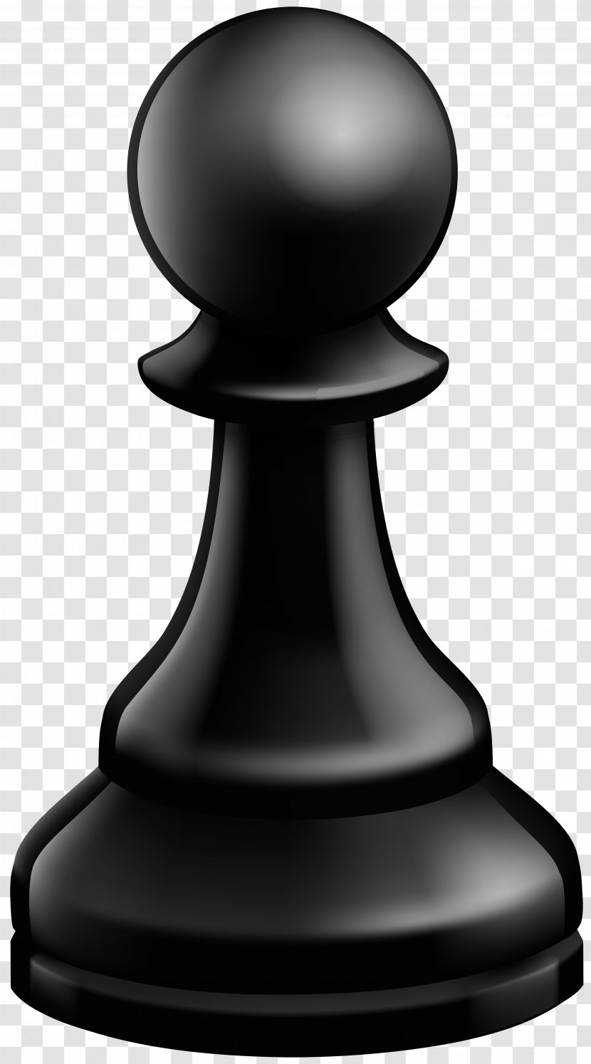 Chess Piece Pawn Clip Art - White And Black In Transparent PNG