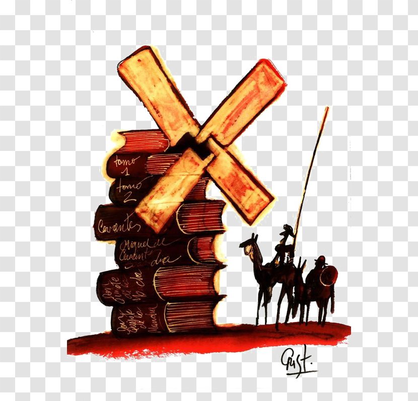 Don Quixote Sancho Panza The Little Prince Rocinante Book - Windmill Books Transparent PNG
