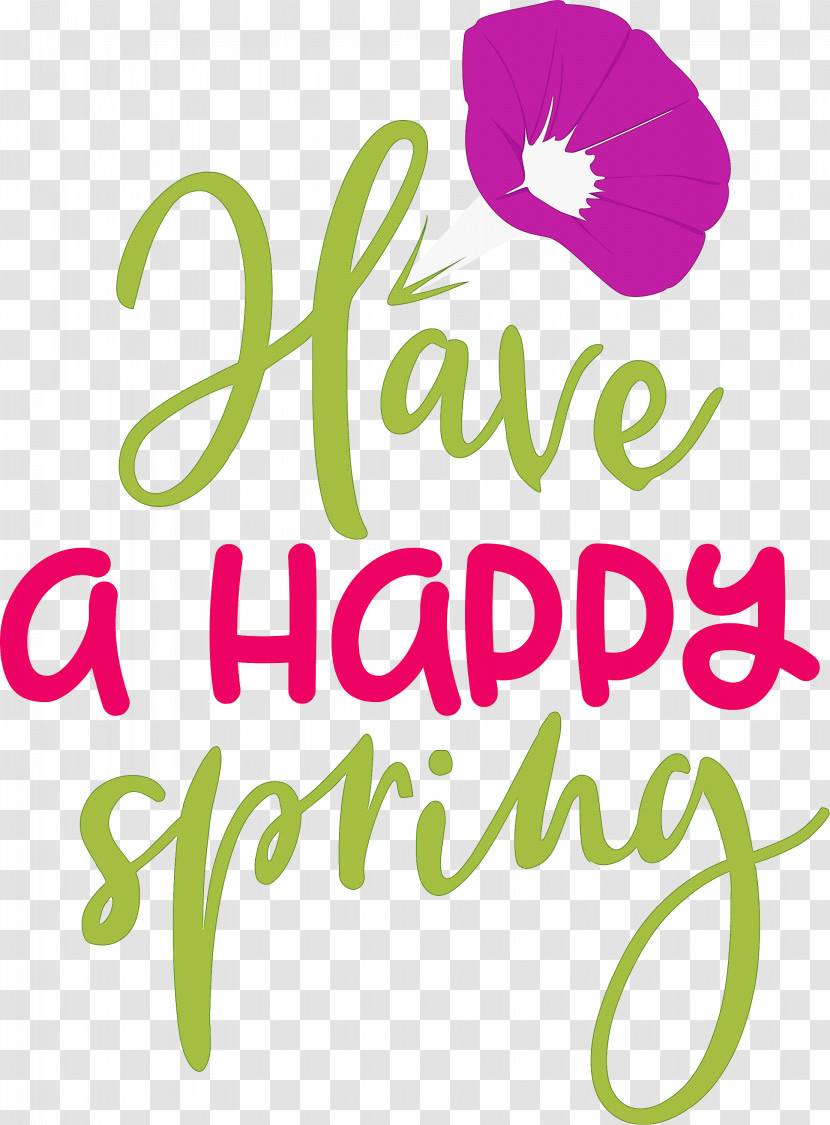 Spring Have A Happy Spring Transparent PNG